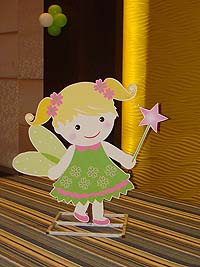 Green fairy with flowers - posters